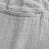 Above-the-Knee Crinkle Cotton Shorts
