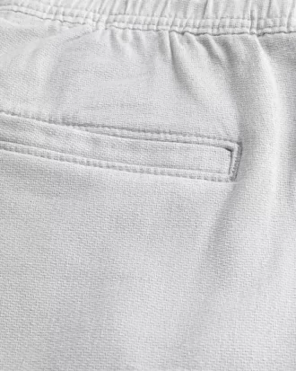 Above-the-Knee Linen-Blend Shorts