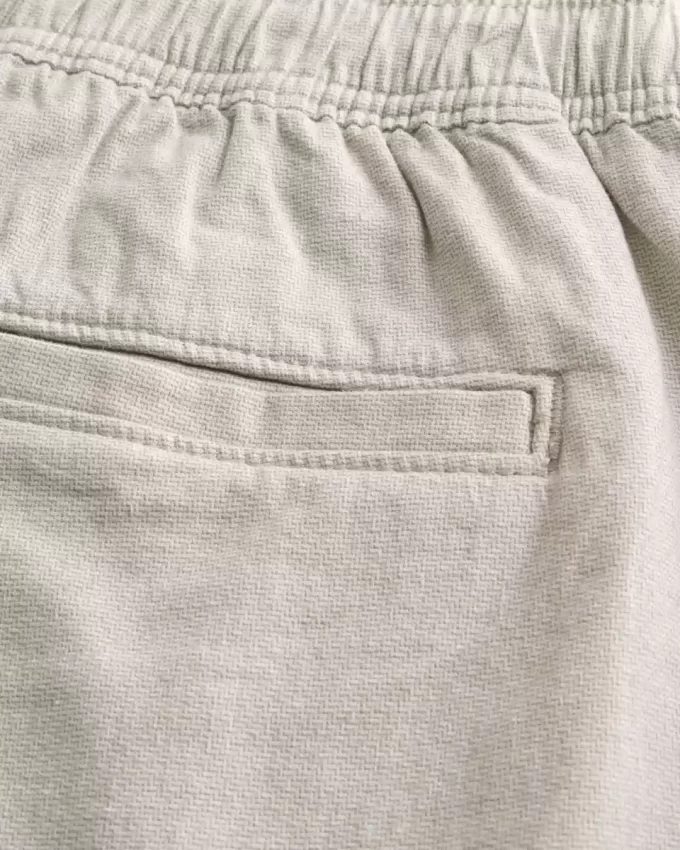 Above-the-Knee Linen-Blend Shorts