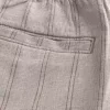 Above-the-Knee Linen-Blend Shorts