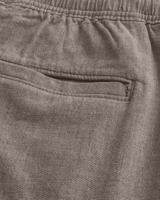 Above-the-Knee Linen-Blend Shorts