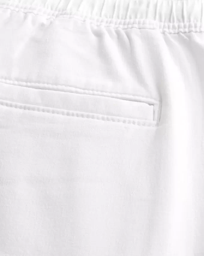 Above-the-Knee Linen-Blend Shorts