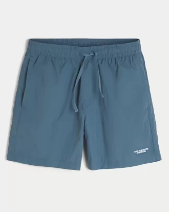 Above-the-Knee Nylon Track Shorts