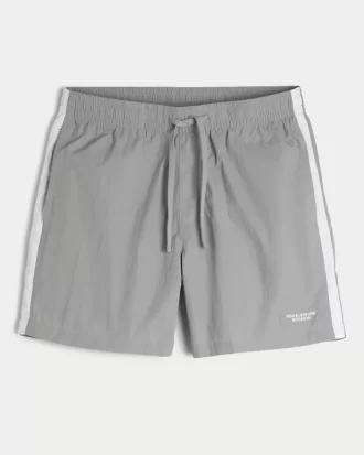 Above-the-Knee Nylon Track Shorts