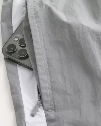 Above-the-Knee Nylon Track Shorts