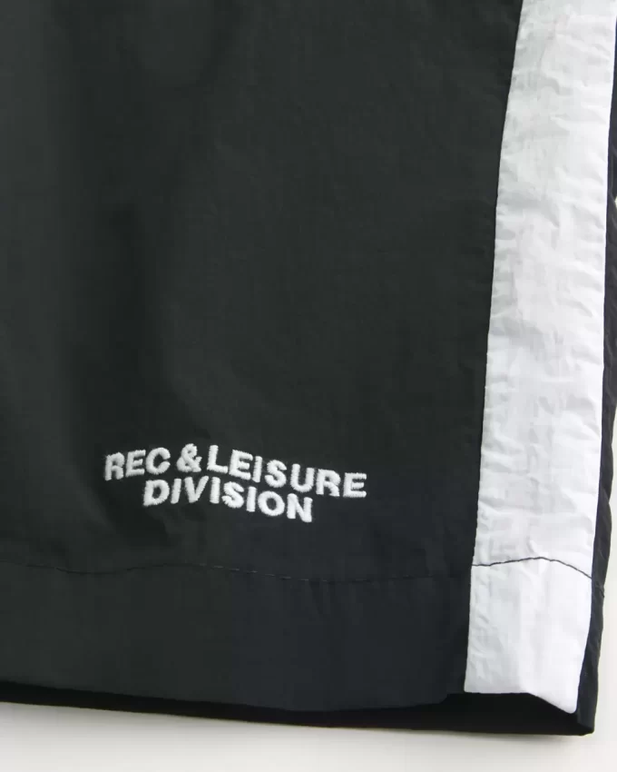Above-the-Knee Nylon Track Shorts