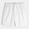 Above-the-Knee Seersucker Shorts