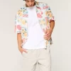 Above-the-Knee Twill Pull-On Shorts