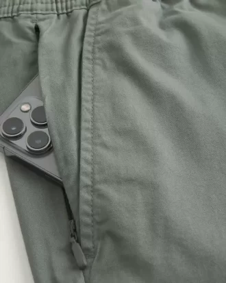 Above-the-Knee Twill Pull-On Shorts