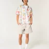 Above-the-Knee Twill Pull-On Shorts