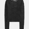 All-Over Lace Crew Top