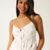 Asymmetrical Hem Chiffon Mini Dress