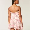 Asymmetrical Hem Mini Dress