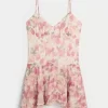 Asymmetrical Hem Mini Dress