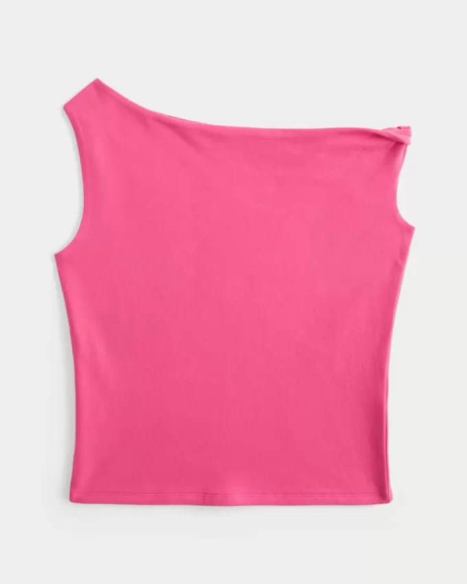Asymmetrical Off-the-Shoulder Top