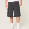 At-the-Knee Baggy Cargo Shorts