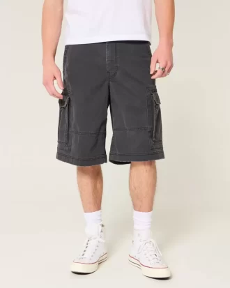 At-the-Knee Baggy Cargo Shorts