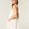 Babydoll Tie-Strap Mini Dress