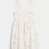 Babydoll Tie-Strap Mini Dress