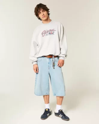 Baggy Cinch Bahamas Graphic Crew Sweatshirt