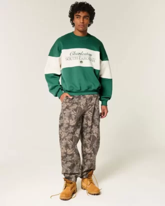 Baggy Cinch Charleston Graphic Crew Sweatshirt