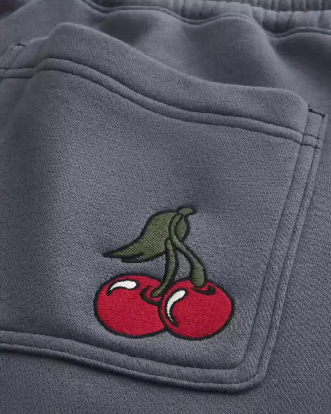 Baggy Cinch Cherry Graphic Sweatpants