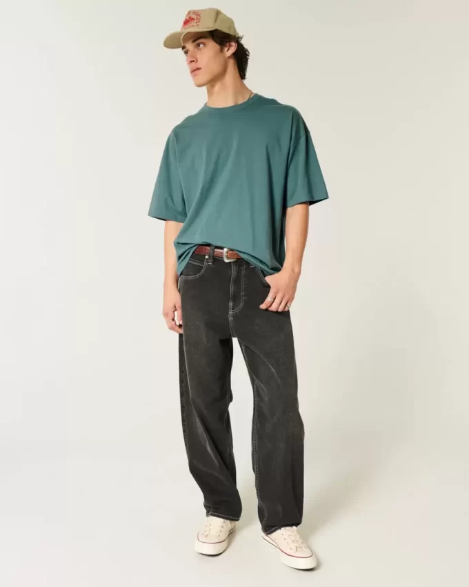 Baggy Cotton Crew T-Shirt