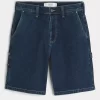 Baggy Denim Painter Shorts