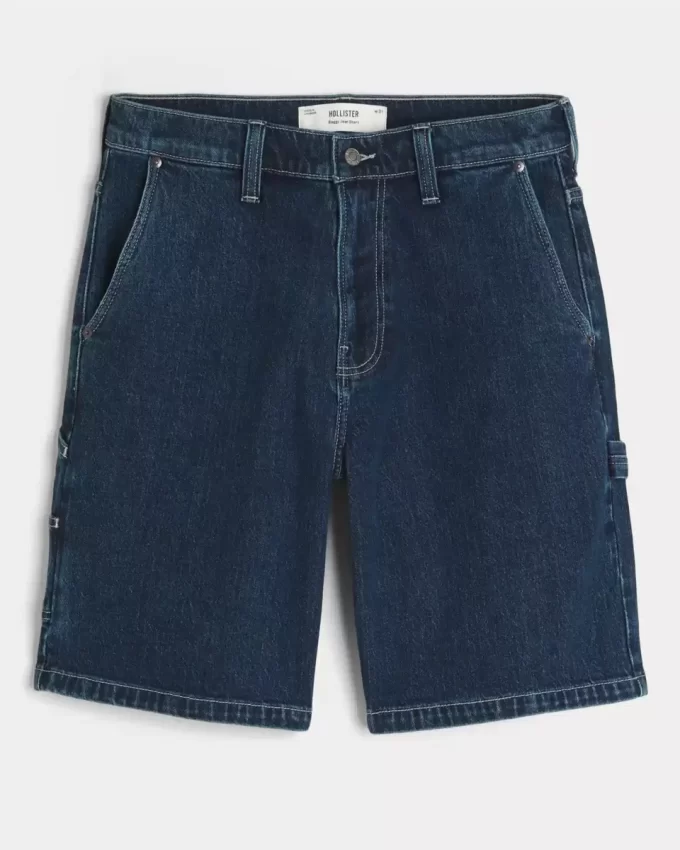 Baggy Denim Painter Shorts