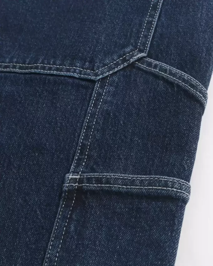 Baggy Denim Painter Shorts