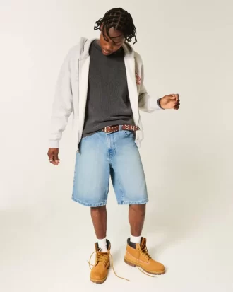 Baggy Denim Shorts