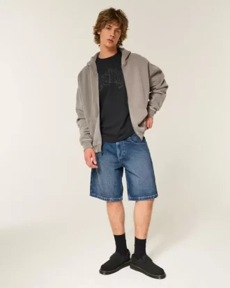 Baggy Denim Shorts
