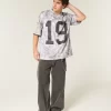 Baggy Graphic Camo Jersey