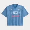 Baggy Heavyweight Crop Ford Graphic Tee