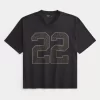 Baggy Pattern Graphic Jersey