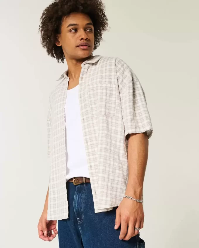 Baggy Short-Sleeve Shirt