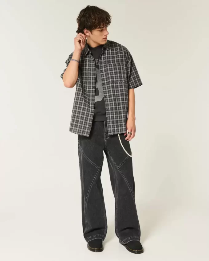 Baggy Short-Sleeve Shirt