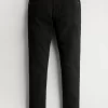 Black No Fade Athletic Skinny Jeans