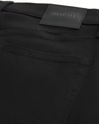 Black No Fade Athletic Skinny Jeans