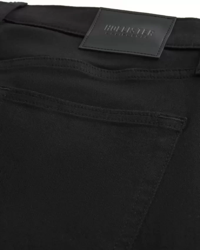 Black No Fade Athletic Skinny Jeans