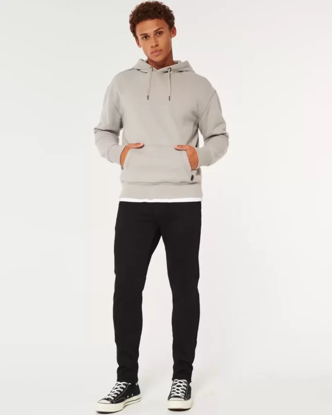 Black No Fade Athletic Skinny Jeans