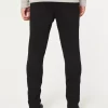 Black No Fade Athletic Skinny Jeans