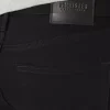 Black No Fade Slim Straight Jeans