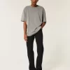 Black No Fade Straight Jeans