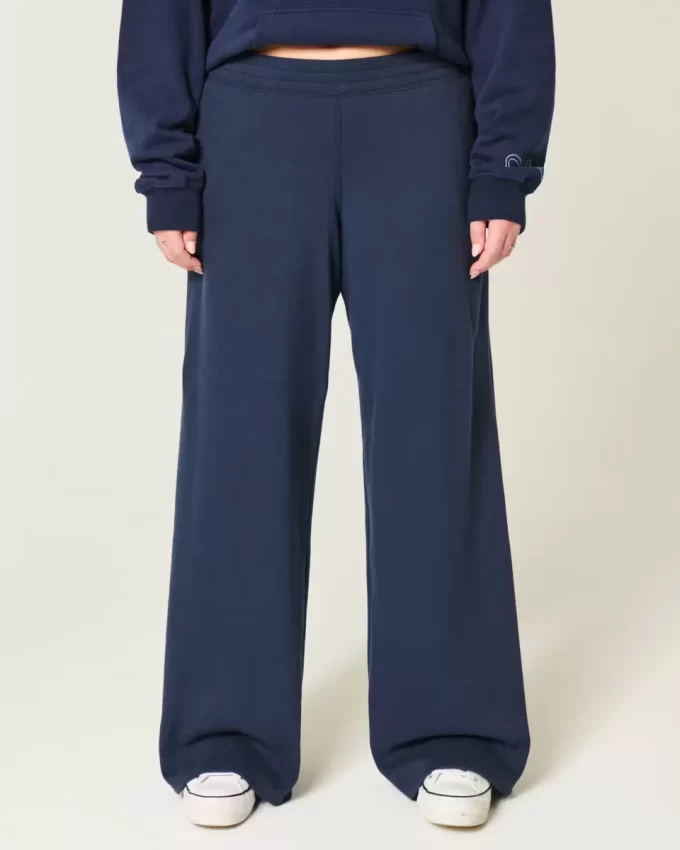 Bow Graphic Baggy Sweatpants