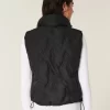Bow Pattern Puffer Vest