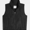 Bow Pattern Puffer Vest