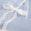 Bow-Sleeve Cable-Knit Sweater