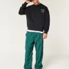 Boxy Atlas Bronze Gym Graphic Crew Sweatshirt