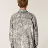 Boxy Camo Flannel Shirt